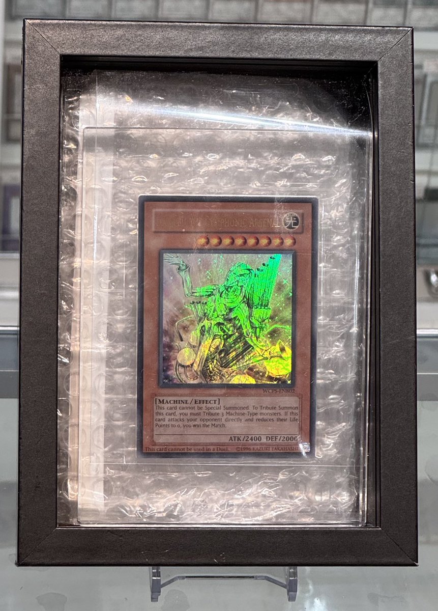 【VALUABLE CARD TOKYO 4F商品紹介📢】

／
🎶 LORELEI, THE SYMPHONIC ARSENAL（音響兵器ローレライ）🎶
＼

2008年にドイツ・ベルリンで開催された、遊戯王ワールドチャンピオンシップにて上位賞の方に贈呈されるカードです🌈🌈

世界に数枚しかない希少なレアカード😍