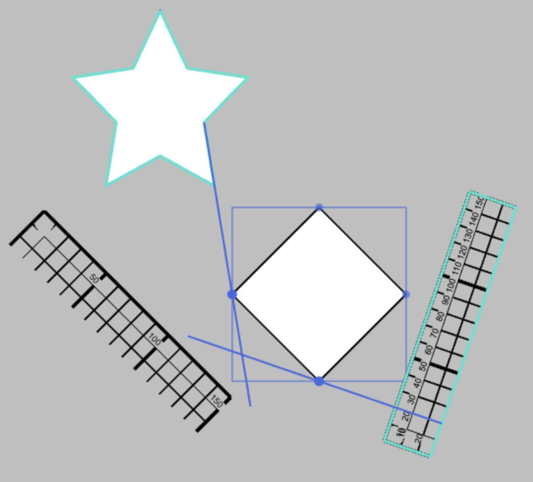 robokomy's tweet photo. 定規を作ろうという気楽な思いつきから気づけばxy軸ベースのgrid snappingを任意の2軸を採用できるように拡張していた。この一点で世界穫れる https://t.co/BTcsoNsIRO