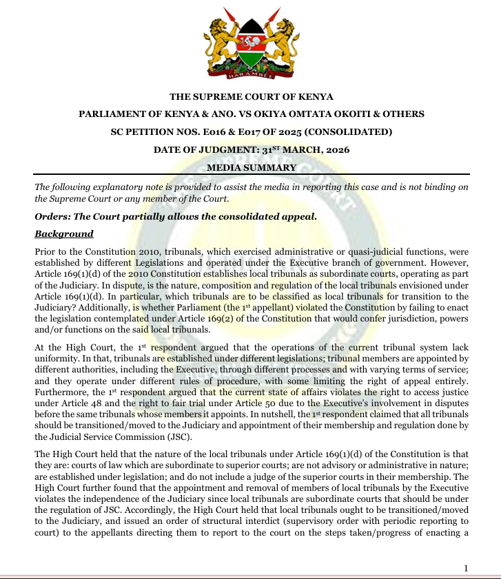 THE SUPREME COURT OF KENYA tweet media