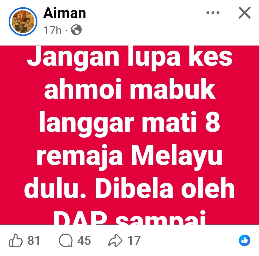 اکو انق ملايو جاتي tweet media