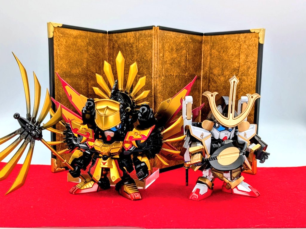 N_bee1216's tweet photo. #今月作ったプラモ晒そうぜ
秀吉頑駄無と秀長頑駄無
豊公神社にもお参りしたよ https://t.co/YwiVSKSseC