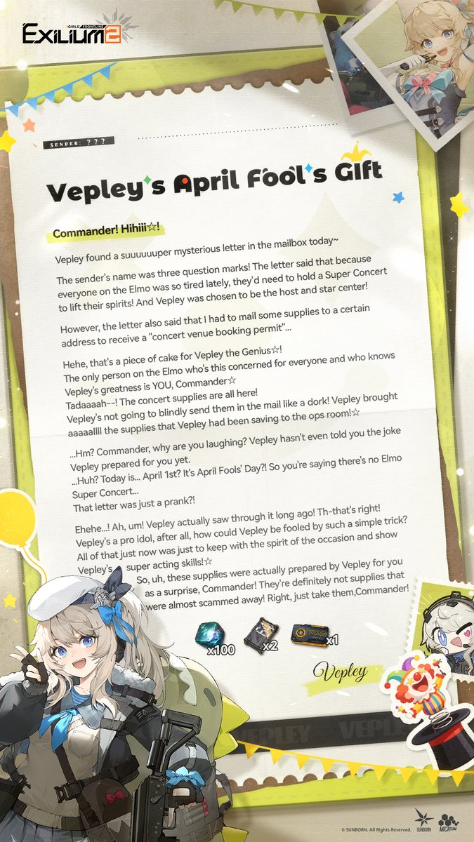 GIRLS' FRONTLINE 2: EXILIUM-EN Official tweet media