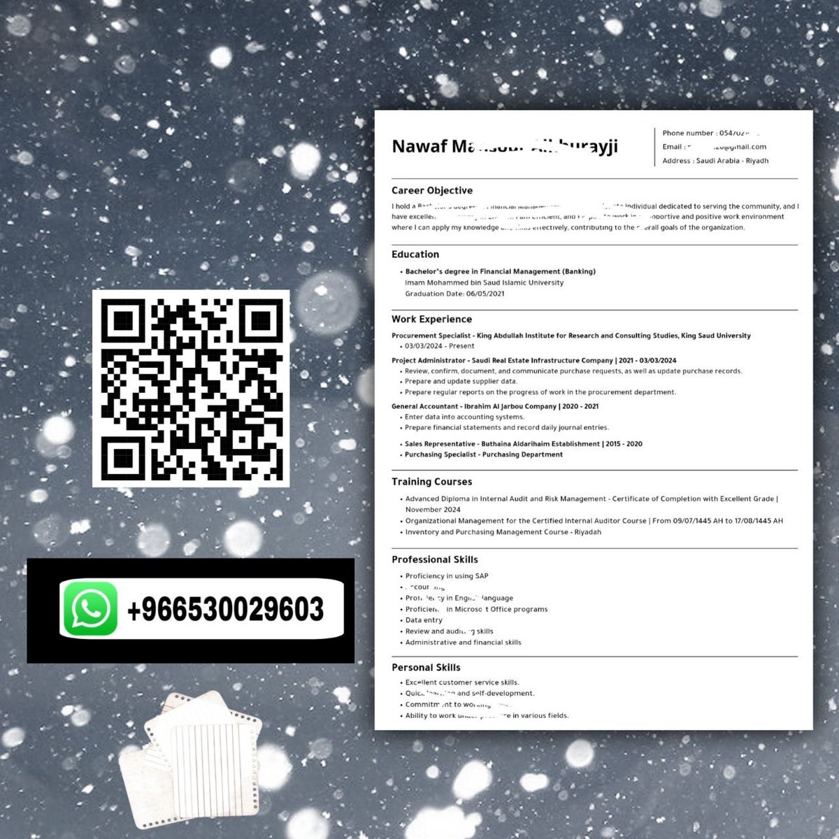 تصميم سيرة ذاتية | CV tweet media