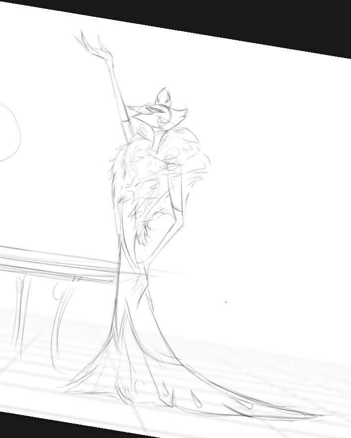 stringpony's tweet photo. sketching some RP scenes  after work `>` https://t.co/ZZXl8ptguU