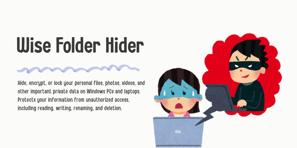 WiseCleaner's tweet image. 🔒 Keep your files private in secondsHide, lock, or encrypt your personal data on PC with Wise Folder Hider — simple and effective.

#Privacy #DataSecurity #PrivacyProtection #CyberSecurity
