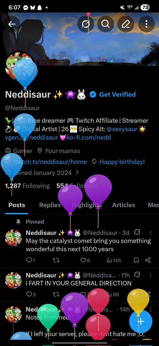 Neddisaur ✨ 👾🐰 tweet media