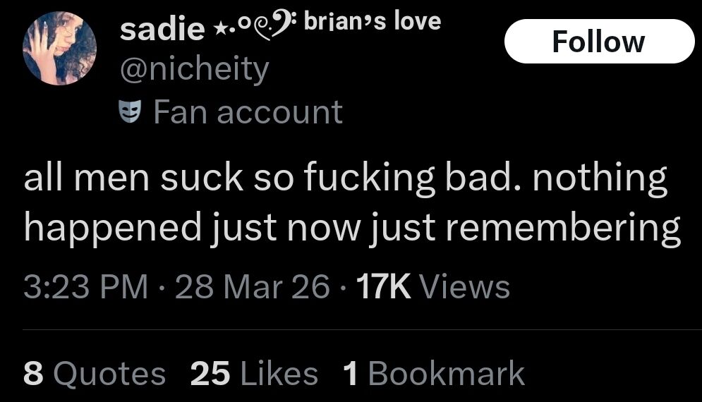 Insane Cope tweet media