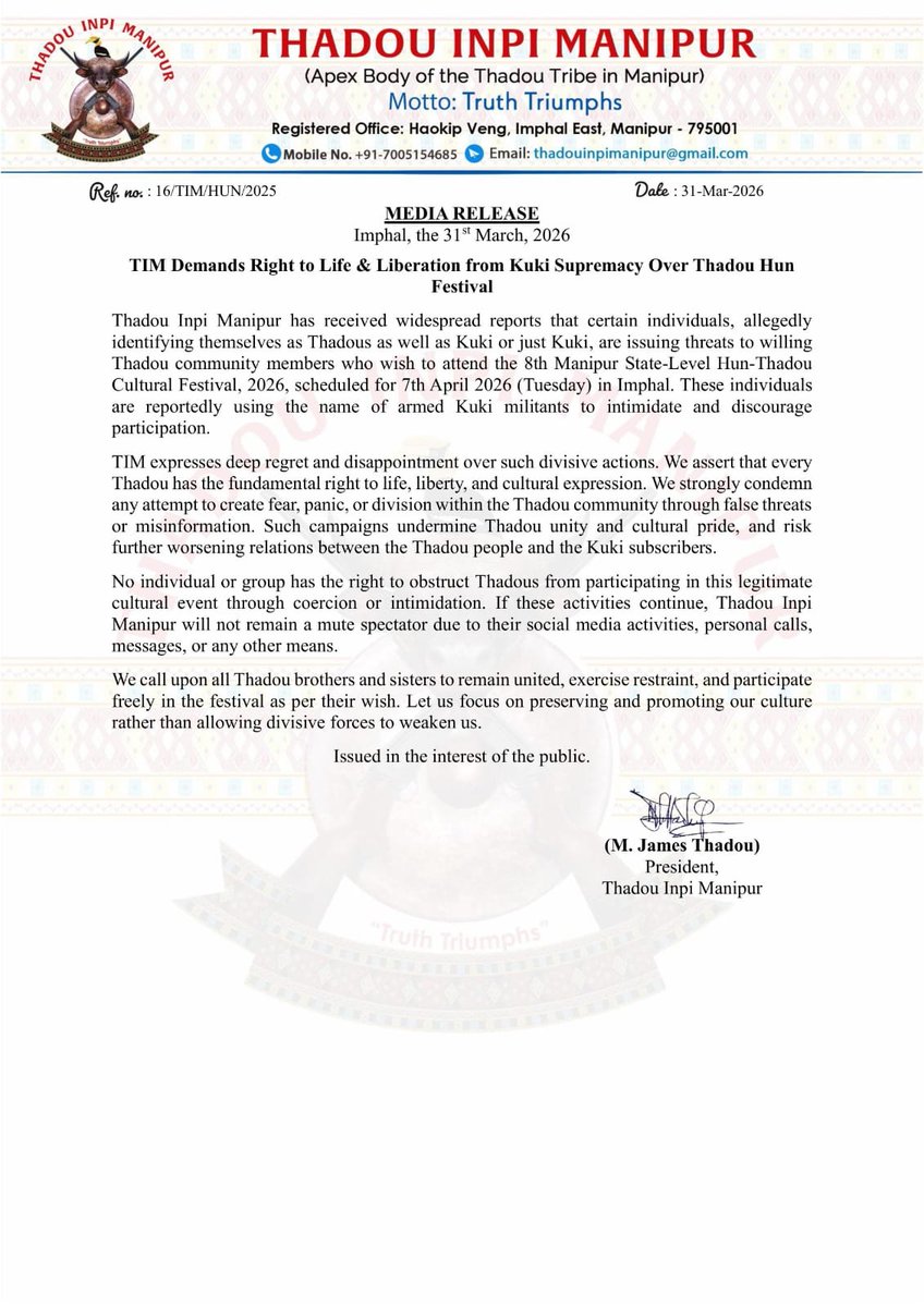 James Thadou tweet media