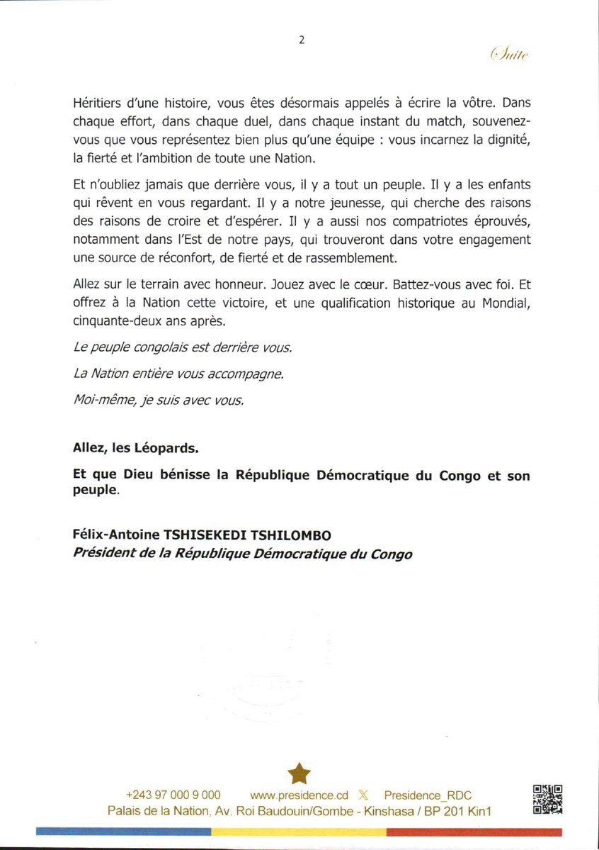 Fecofa RDC_Officiel tweet media