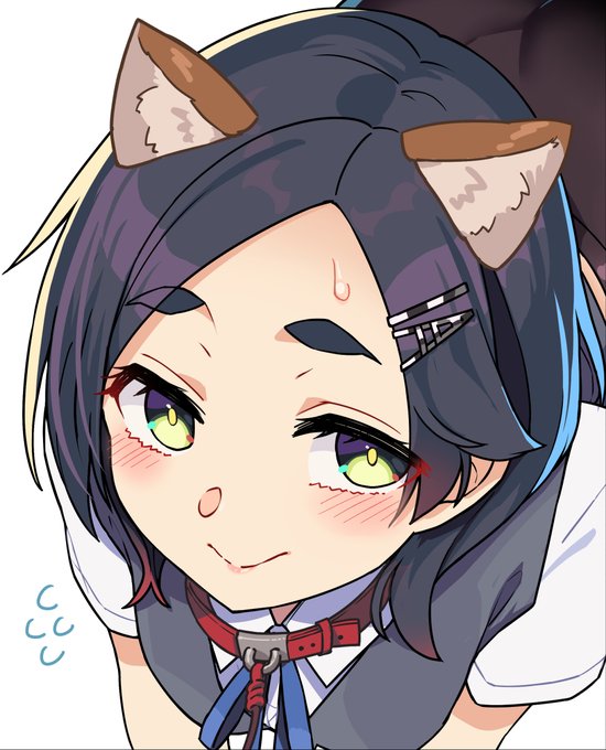 似合いそうだから足した犬耳と輪っかw 