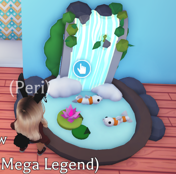 PeriGalaxy's tweet photo. Adopt me beautiful pond made by me :) #roblox #adoptme #housebuild #build #fun #emmesroom #room #pond #fish #koi #game #pets https://t.co/xB7QMFPDNy