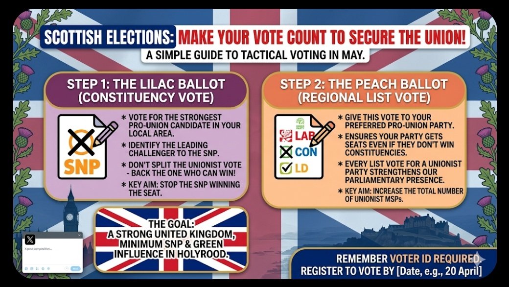 Tactical Voting to beat the SNP tweet media