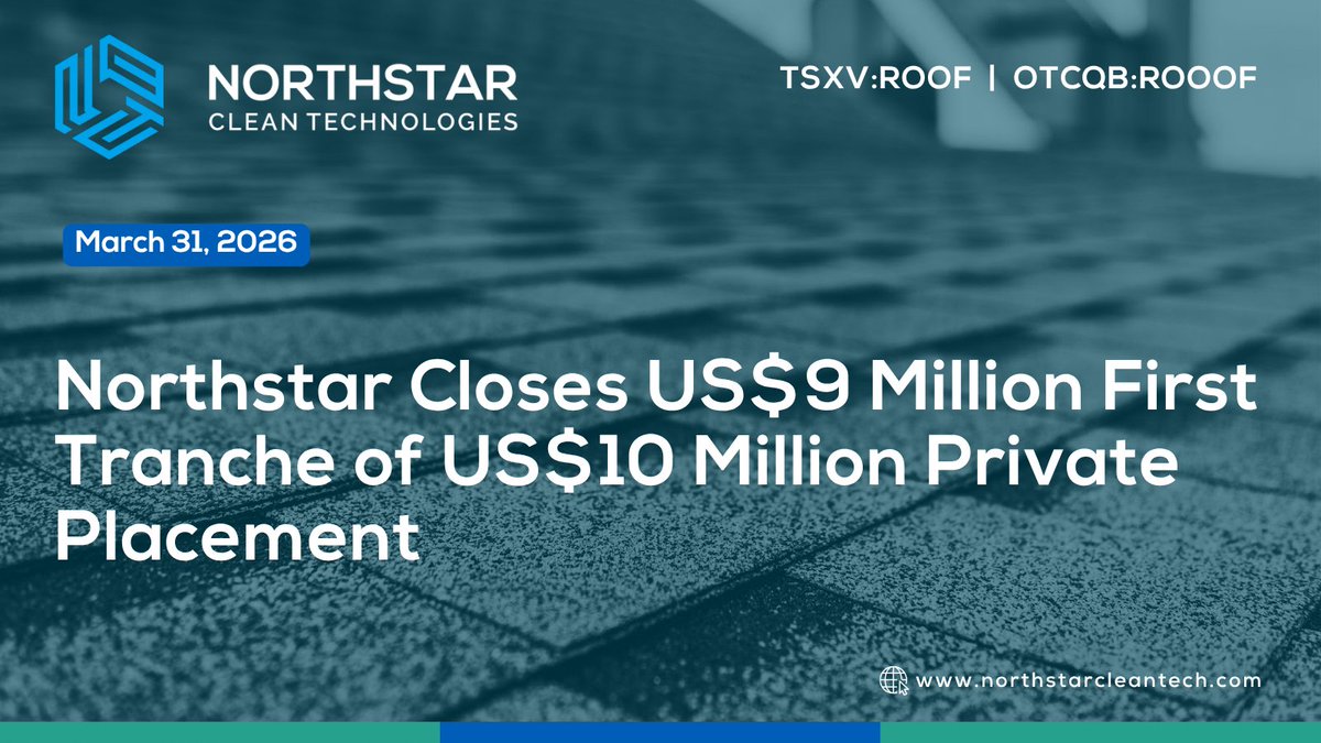 Northstar Clean Technologies tweet media