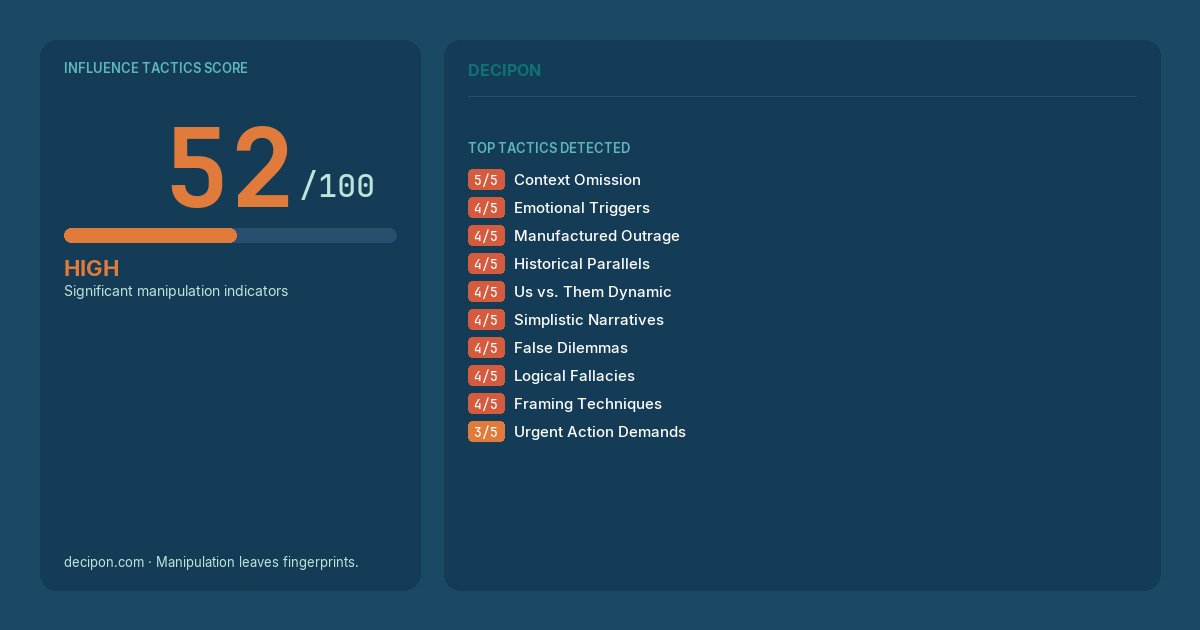 Decipon - Manipulation leaves fingerprints. tweet media