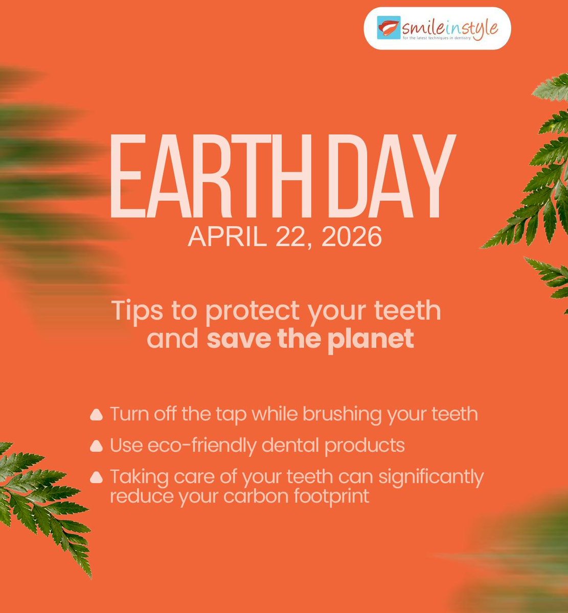 SmileInStyleDP's tweet image. Did you know that maintaining good oral hygiene is not only good for your mouth, it's good for our planet as well? Take care of your mouth and save the planet at the same time.
#earthday #oralhealth #oralhygiene #mooneepondsdentist #sunburydentist #melbournedentist