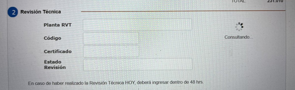 <a href="/MTTChile/">Ministerio de Transportes y Telecomunicaciones</a> que sucede con la página? No es posible pagar permiso de circulación en la municipalidad por problemas de información de Plantas de Revisión Técnica. 
Mi revisión técnica es del año pasado y está vigente. 
Fui a la planta de RT y me dicen que es problema del MTT
