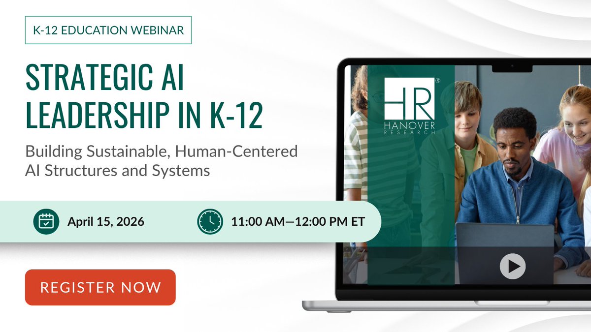 Hanover Research Education tweet media