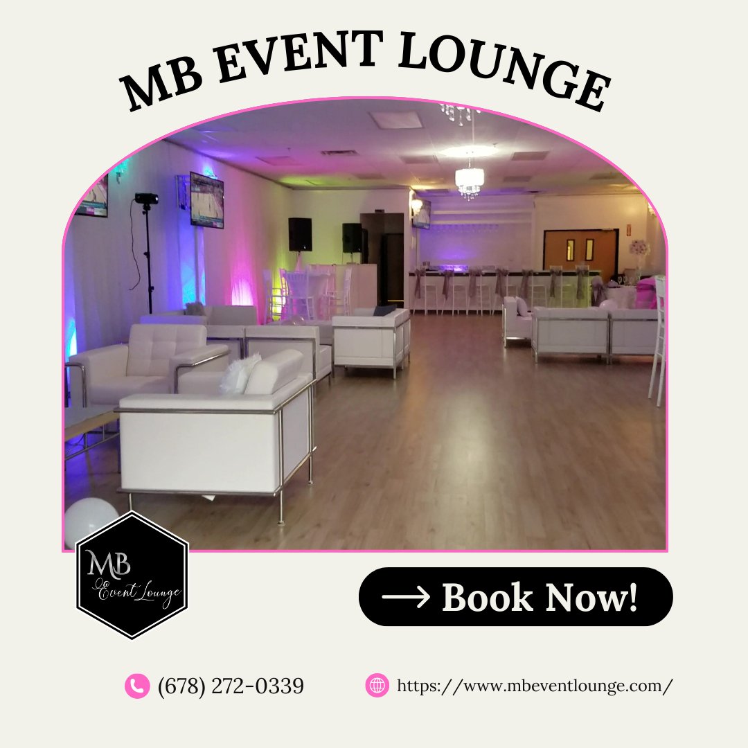 MBEventLounge's tweet photo. Our banquet hall brings sophistication to every event, with spacious seating and an inviting atmosphere. We take pride in making your vision stand out. Call us now to schedule your upcoming celebration! #BanquetHall
https://t.co/uZwWqfoZS6 https://t.co/uGkZI3f3pS