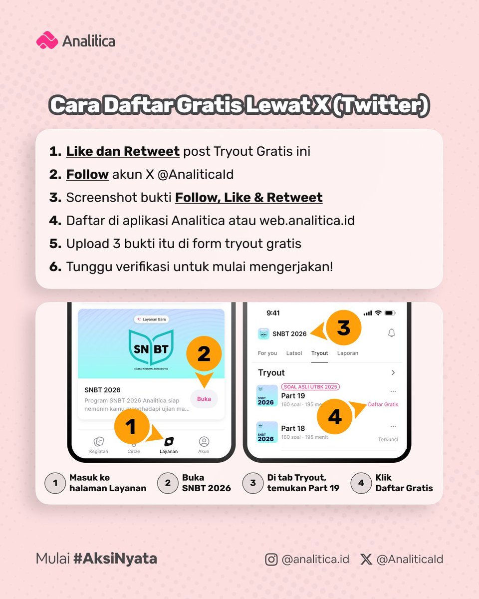 INFO SNBP & SNBT 2026 tweet media