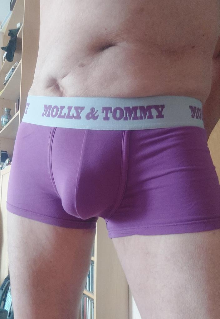 CBrownisback's tweet photo. @myunderweargasm Molly and Tommy purple boxer, buddy ! https://t.co/JryX3TAkaT