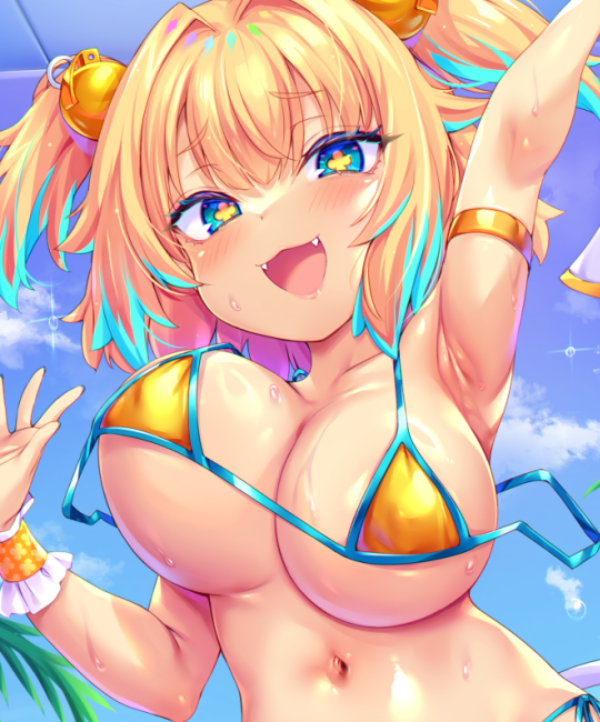 【R18】pixivに投稿しました
パインちゃんを描きました(えろ差分つき)

天才ビキニパイにゃん | とらいし666 #pixiv https://t.co/gUq7mtGdpm 