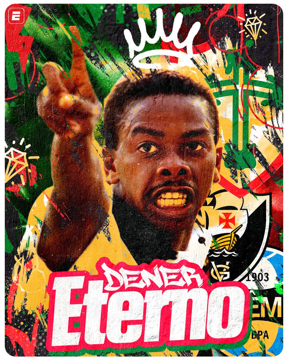 SportsCenterBR's tweet image. PARA SEMPRE LEMBRADO! 🕊️

Se estivesse vivo, Dener estaria completando seus 55 anos de idade. O eterno jogador que faleceu de maneira repentina em um acidente teve passagens pela Lusa, Grêmio, Vasco e até seleção brasileira.

#FutebolNaESPN #Dener #Vasco