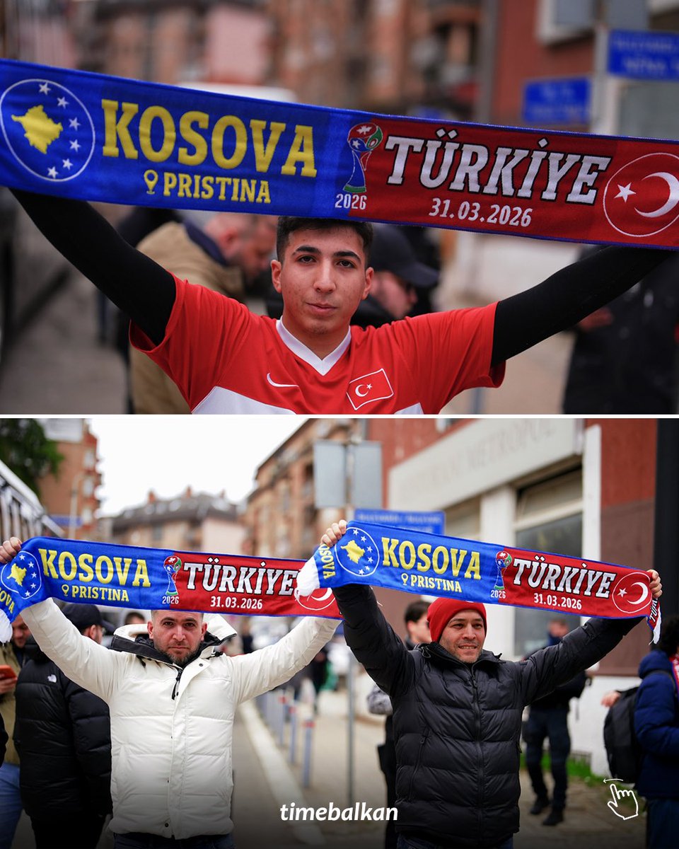 TimeBalkan_'s tweet image. Taraftarlar, Kosova–Türkiye Dünya Kupası eleme maçı için Priştine’de toplanıyor.

📸AA

#kosova #türkiye #dünyakupası #taraftar #balkanlar
