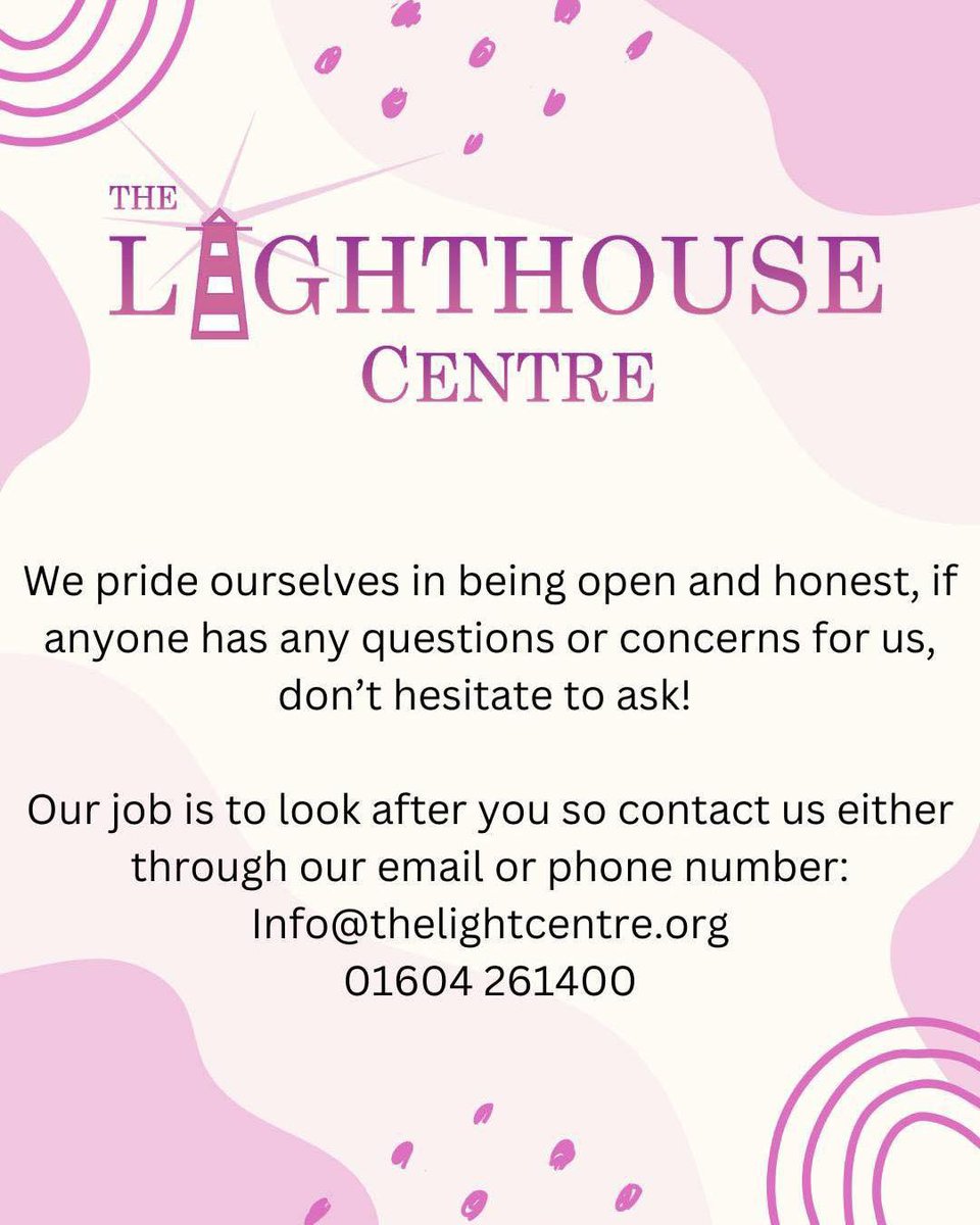 TheLighthouseCe's tweet image. If we’ve helped you, you’ve met one of our amazing team or you’re just looking to support a Cancer care charity in Northampton, please get in touch, we’d really appreciate it thelighthousecentre.org/cancer-care-ch… #Cancer #Support #LongTermCondition #Charity #TeamPink xxx