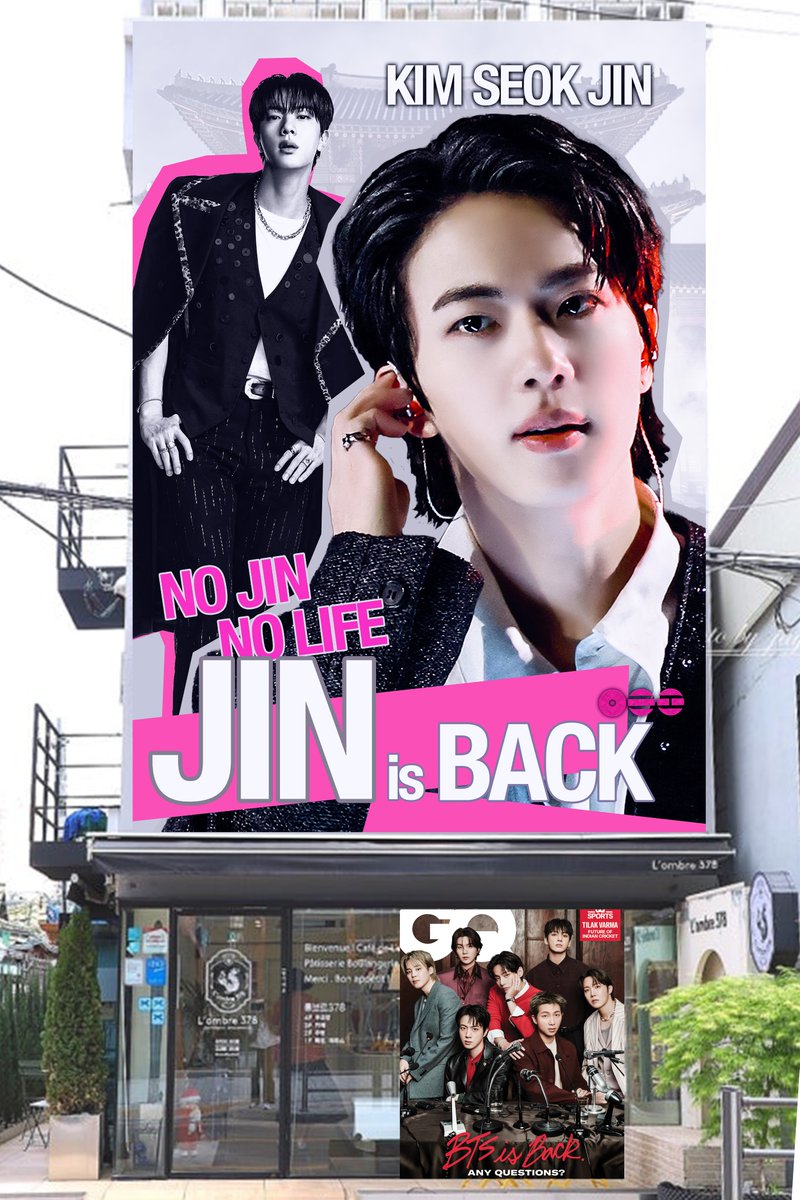 jin_fantree's tweet photo. 🌟BTS COMEBACK Cafe Event🌟

☕️롱브르 378
📍서울 용산구 한강대로10길 11-54
🗓️26.04.08(Wed)~04.13(Mon)
   am 11:00 ~ pm 7:00

기본특전 ; 아리랑바쿠백
셋트특전 ; 아리랑바쿠백,핀버튼,아리랑 dtf스티커
선착특전 ; Hooligan 머그컵 매일 10명  

✨특전 마감시 카페 이벤트가 조기 종료 될 수 있습니다

🌻카페 이벤트도 많은 관심 부탁드립니다💕