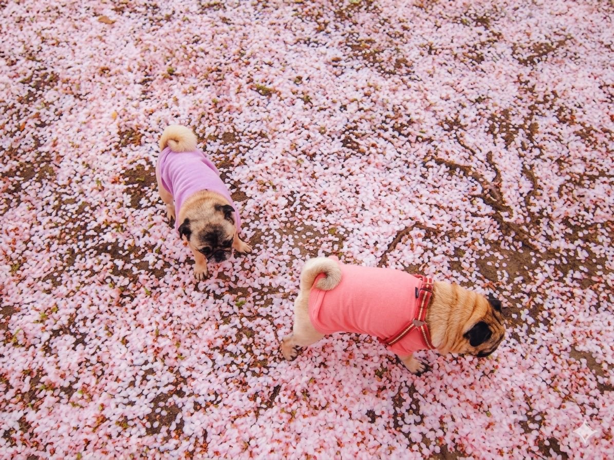 15年前の桜と小梅と小麦
当時撮った画像が荒かったのでGeminiに少し明るくしてピント合わせてと頼んだら綺麗になった、ありがとうGeminiちゃん