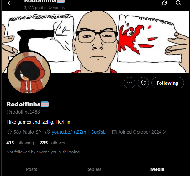 trolling Rodolfinha tweet media