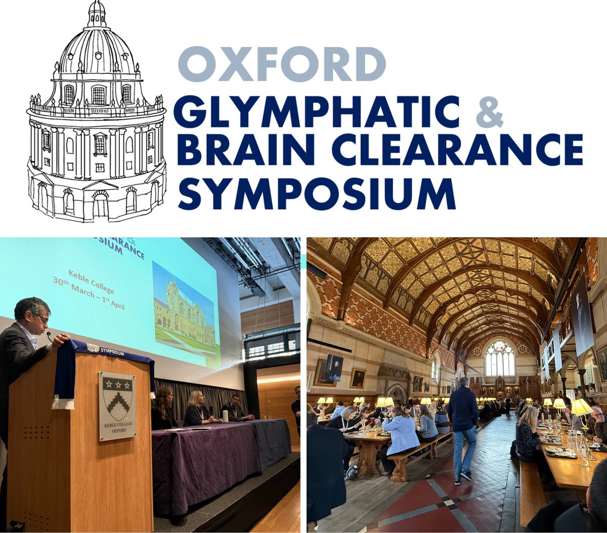 Neurosom110909's tweet photo. At the Oxford Glymphatic &amp; Brain Clearance Symposium 2026, Neurosom scientists Don Tucker and Phan Luu are presenting a poster, "tES-Synchronized N3 Sleep Decreases Skin-Corrected Brain Impedance: Toward Multimodal, Model-Based Glymphatic Biomarkers" (Schofner et al., 2026). https://t.co/keP6RlFPpC