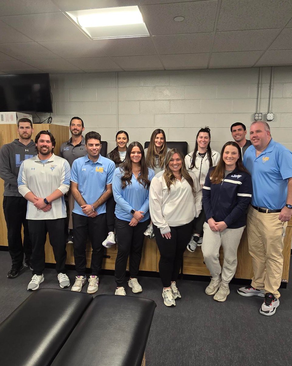 LIUAthletics's tweet image. Thanks to our amazing athletic trainers for always taking care of our student-athletes. Happy National Athletic Training Month! #NATM #FinsUp🦈