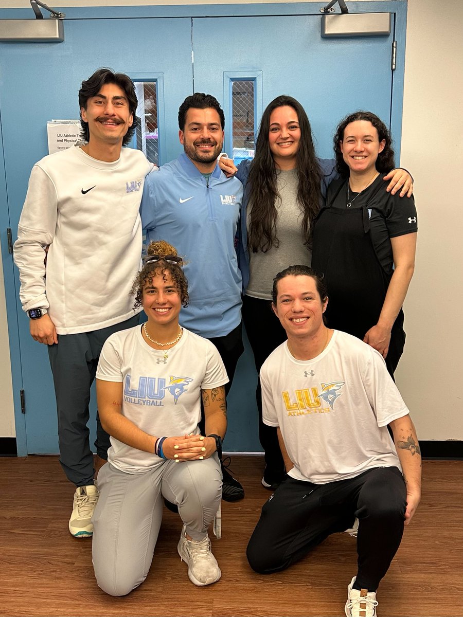 LIUAthletics's tweet image. Thanks to our amazing athletic trainers for always taking care of our student-athletes. Happy National Athletic Training Month! #NATM #FinsUp🦈