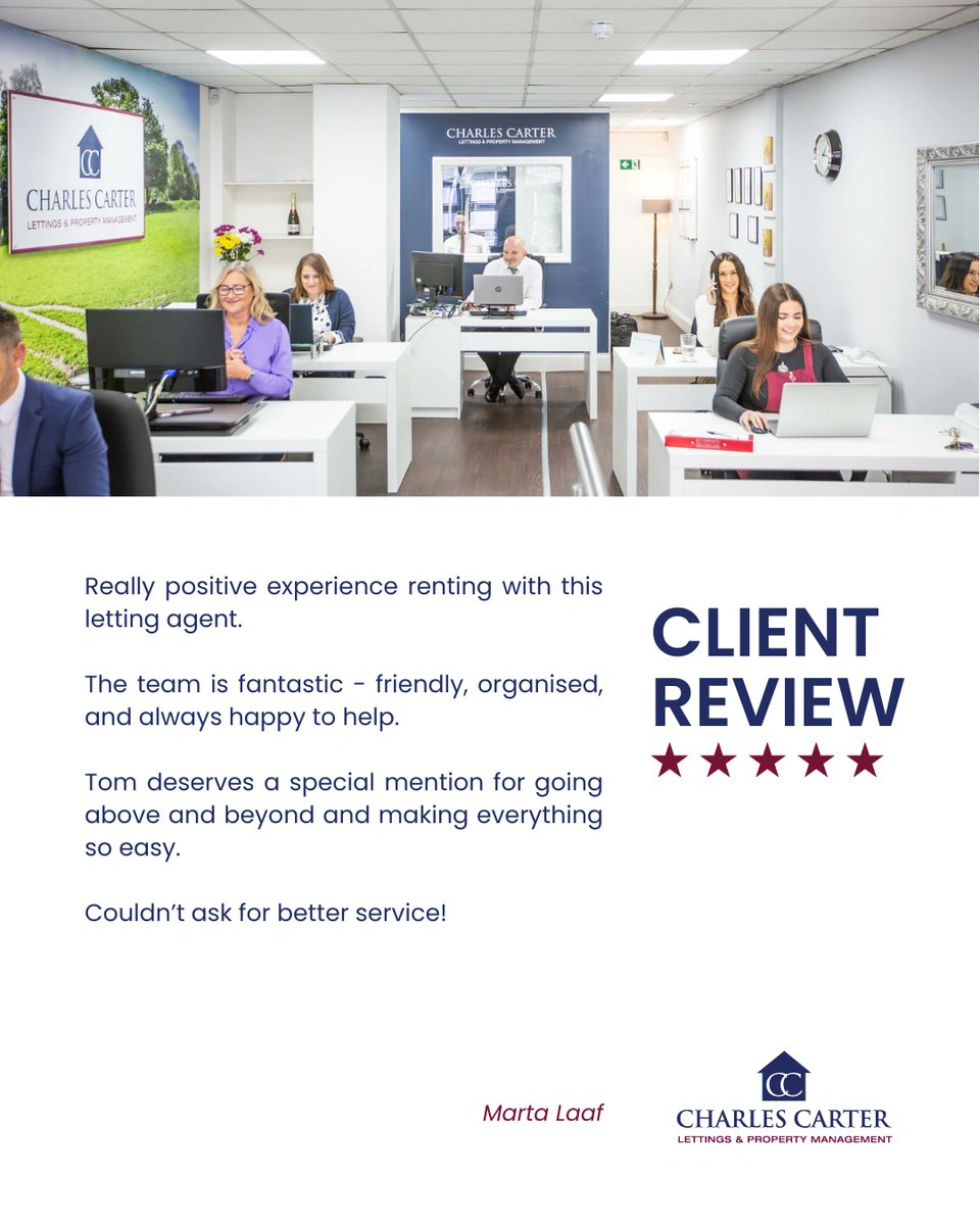charlescarterL's tweet image. ⭐⭐⭐⭐⭐

📲 Get started today, call 01684 292154

🔗 charlescarterlettings.co.uk

#5StarReview #PropertyExperts #BuySellRent #EstateAgents #TewkesburyProperty #WorcestershireProperty #GloucesterProperty