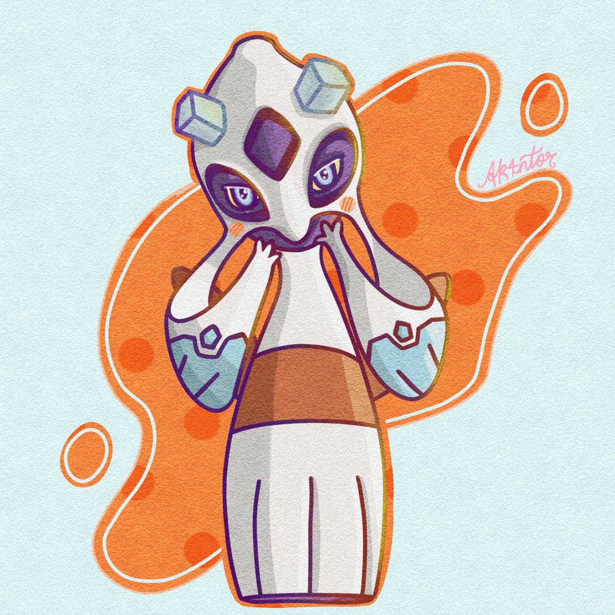 DOODLE NUMBER FOUR! this one is for the lovely <a href="/Ak4ntorX/">Ak4ntor</a> who chose froslass!! I love their design soooo much and I hope I did it justice 😭
I'm pretty sure ak4ntor had been shadowbanned recently IIRC, so please, show them some support or engagement directly. THANK YOU! 💙