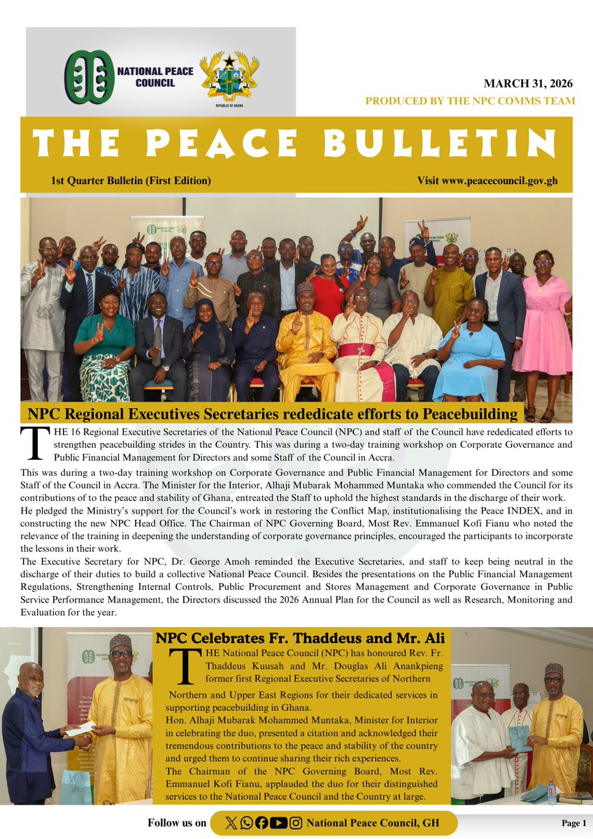 National Peace Council, Ghana tweet media