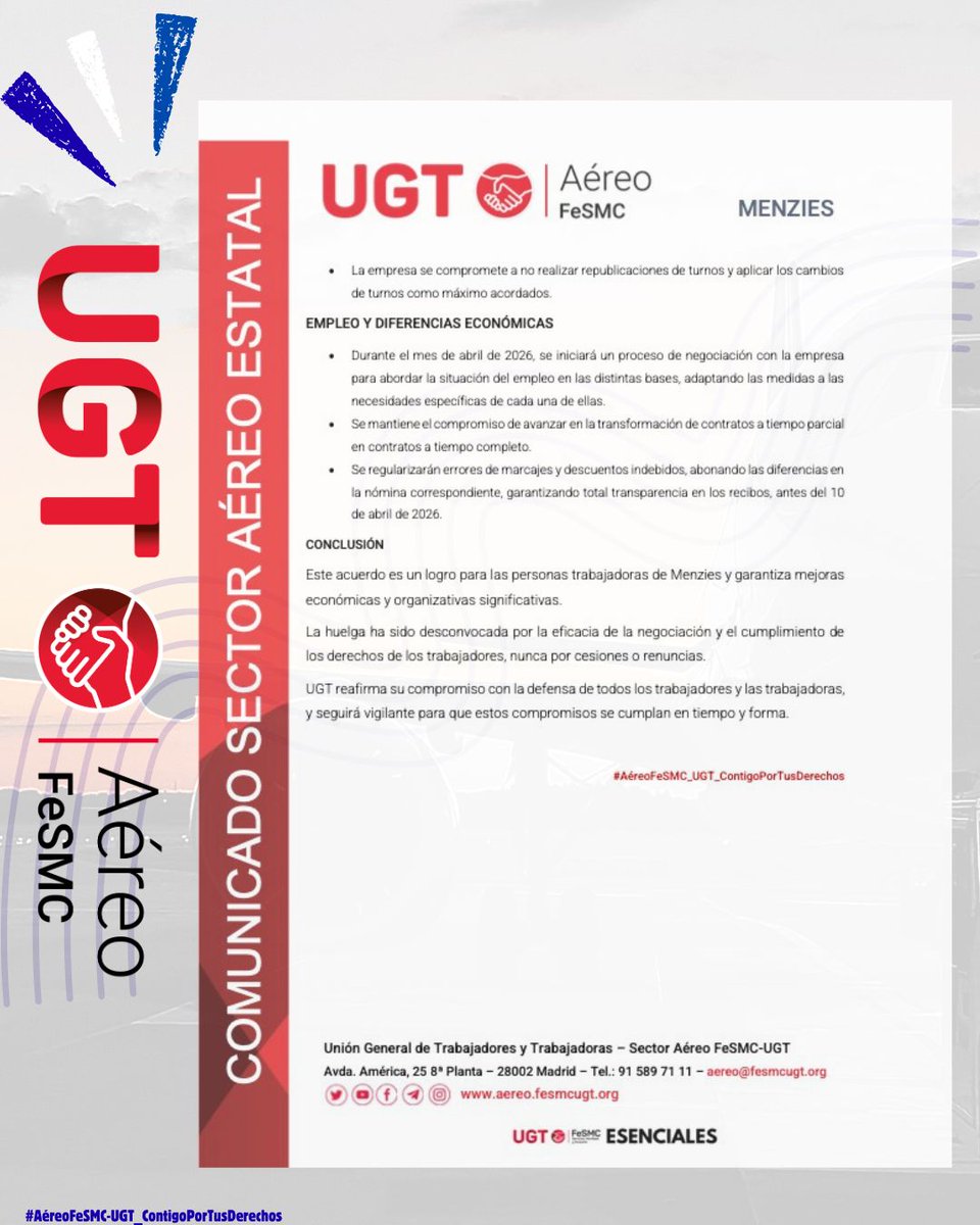AÉREO UGT tweet media