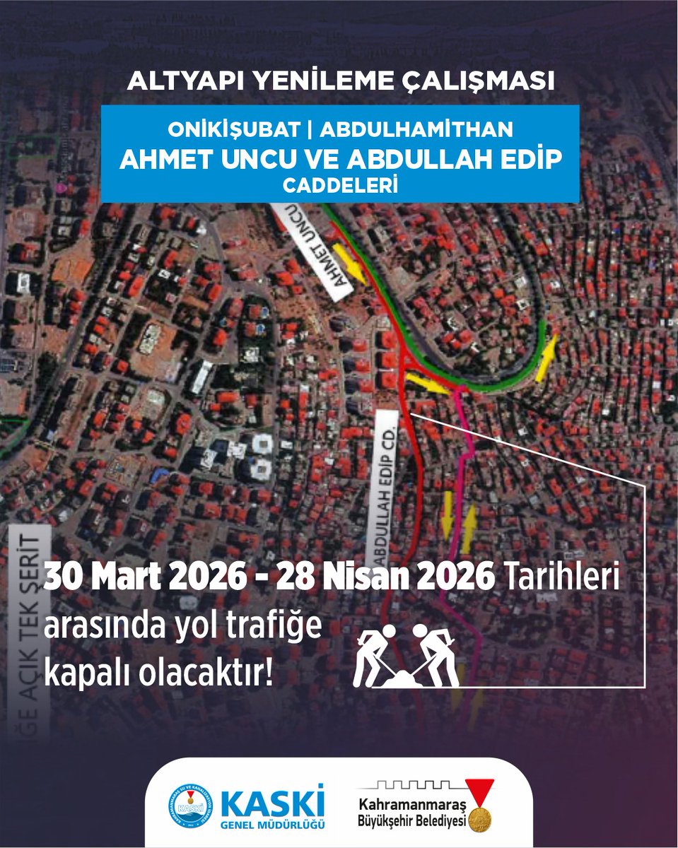 KASKİ Genel Müdürlüğü - Kahramanmaraş tweet media