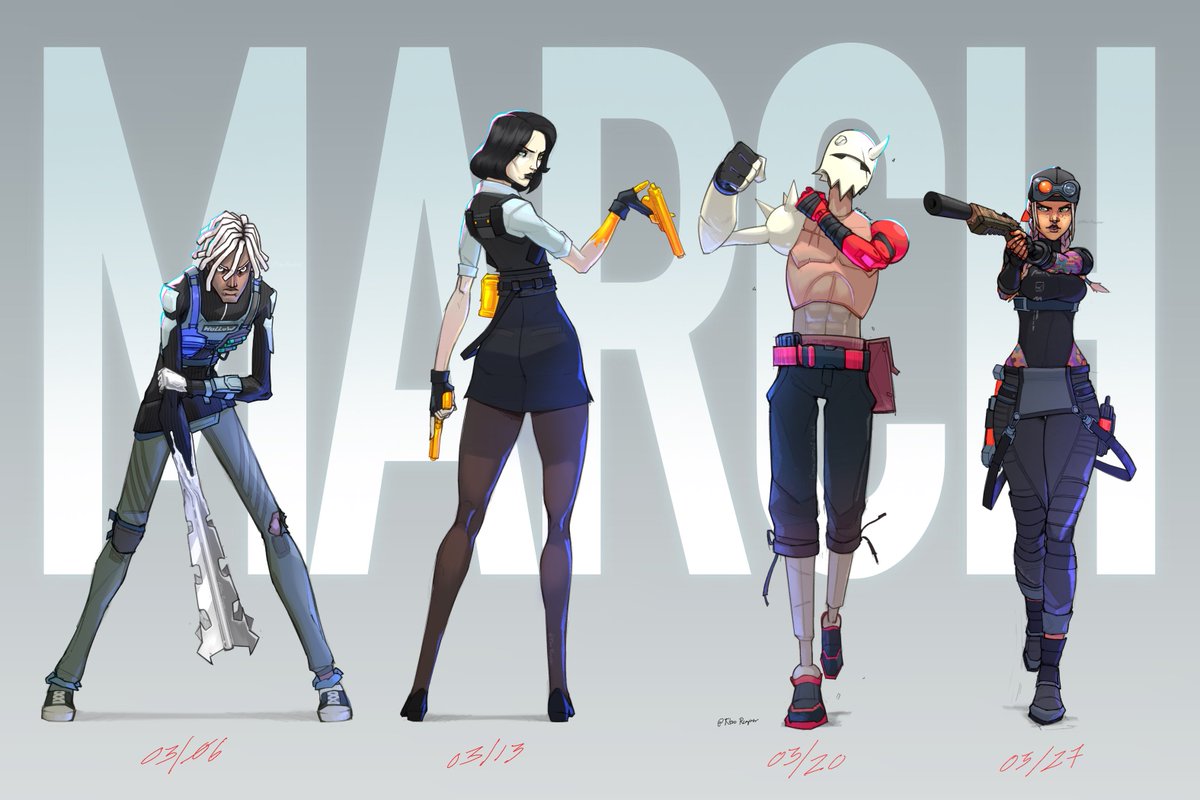 Run it back through the month of March
New art every Friday  

#FortniteArt