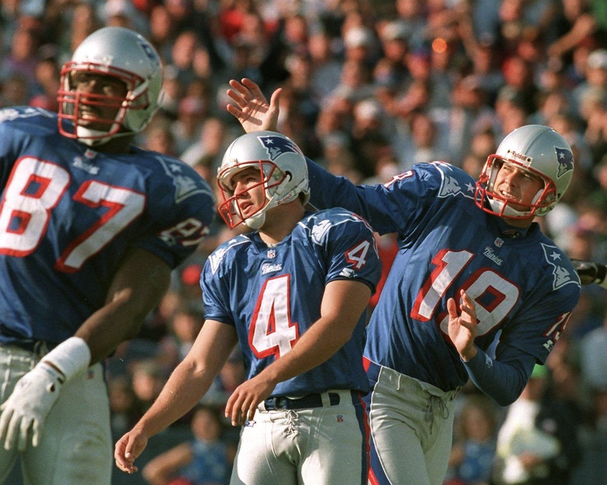 90sPatsBlue's tweet photo. (Ben Coates, Adam Vinatieri, &amp; Tom Tupa) https://t.co/Pj4HPXZUr6