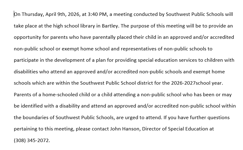 Southwest Roughriders tweet media