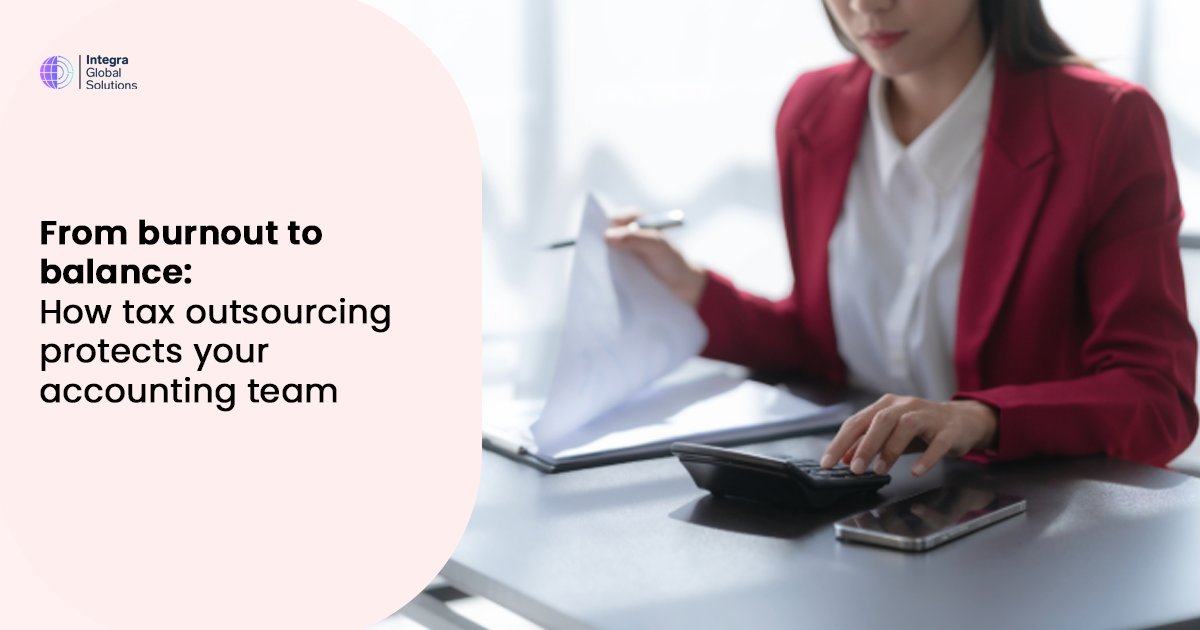 Is your accounting team feeling the weight of burnout? Discover how tax outsourcing can be the key to restoring balance and enhancing productivity.

Explore more: globalintegra.com/blog/from-burn…
.
.
.
#IntegraGlobalSolutions #TaxOutsourcing #AccountingFirms #CPAfirm #TaxProfessionals