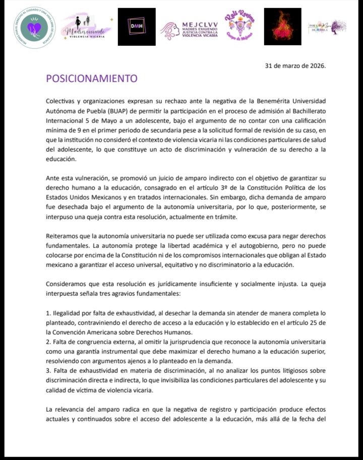 Mujeres x Derecho_Cuidado y Vida Libre_Violencia tweet media