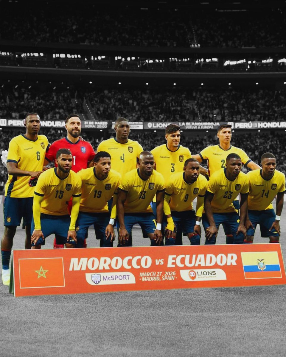 Vamos Ecuador, por estos colores...🇪🇨❤️
