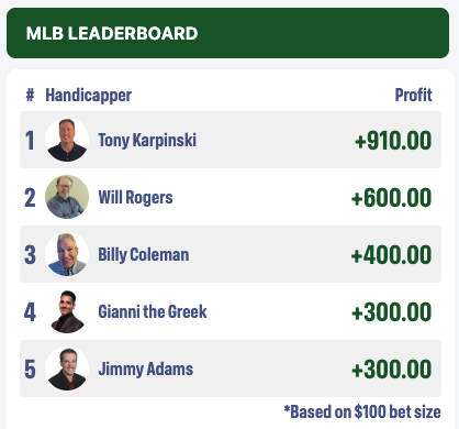 sportsmemo's tweet photo. ⚾️ 🤑 The MLB season is off and running and you can view the top MLB profit leaders so far below at Sportsmemo! Also check out the various premium plays available for JUST $7 EACH 💰

Premium Picks ⬇️
https://t.co/m8c1Qqk4fR https://t.co/WsNBYWYTsH