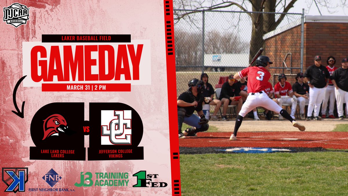 LLC_Baseball's tweet image. Tuesday Baseball at Laker Field!

🆚 Jefferson College
⏰ 2PM
📍 Laker Baseball Field
📺 boxcast.tv/view/laker-bas…
📊 web.gc.com/teams/mJ4LNXEW…

@DeegsBaseball @2YearBaseball @_TheJBB @The_Noah_Sharp @TadSlowik_DBA @CoachKsAcademy @J3Training 

#LakerUp🦆 #L4L