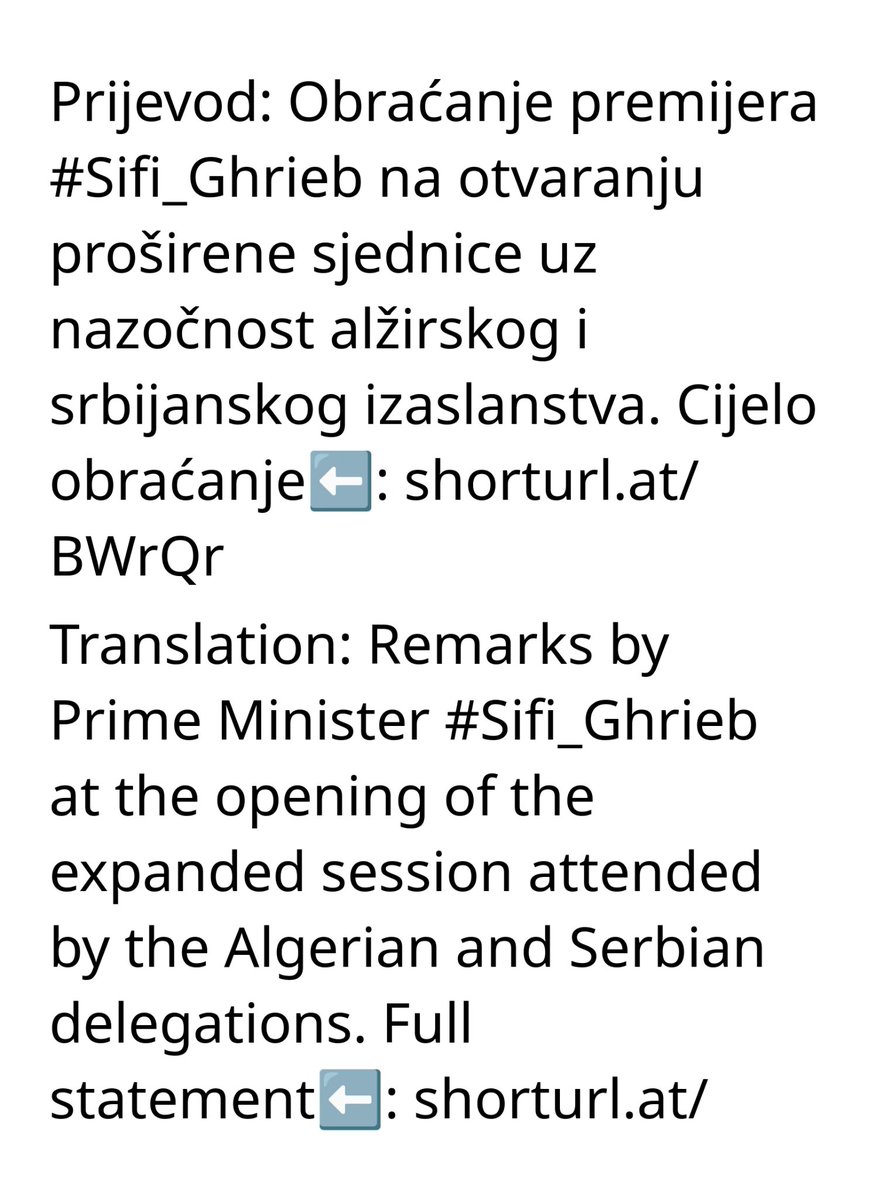 Embassy of Algeria in Croatia tweet media