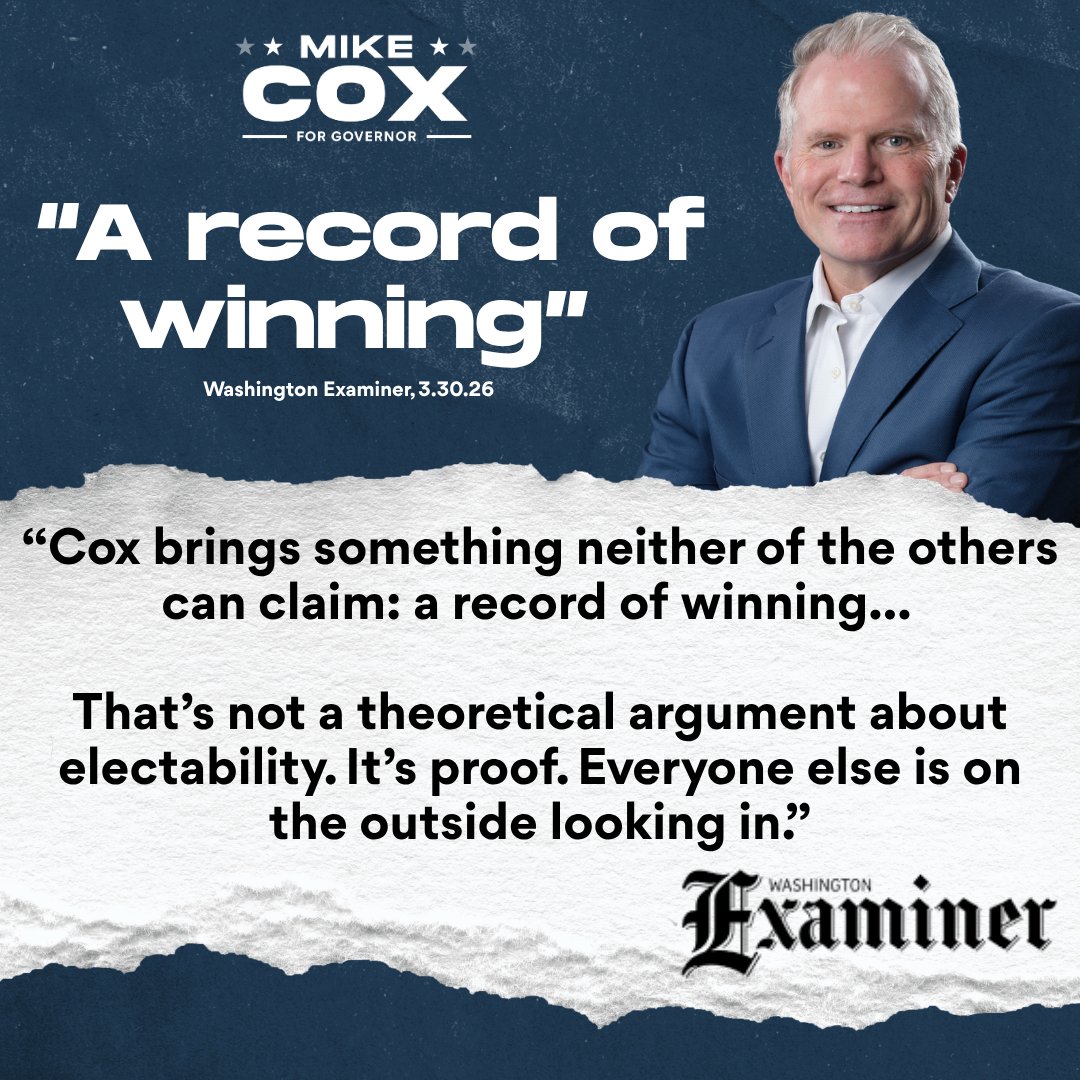 Mike Cox 2026 tweet media