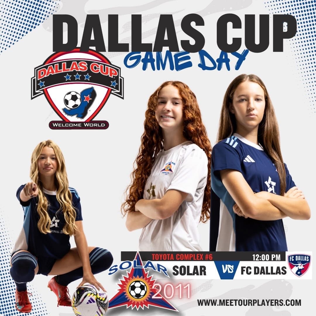 LMartin2030's tweet photo. Let’s go Solar!!! @SolarSoccerClub @dallascup https://t.co/YLlkurrKFe